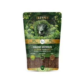 TRZYPSY Ziołowe rozkosze - Paski z Królika na układ trawienny 70g