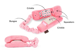 Zabawka dla psa Różowy Telefon P.L.A.Y.